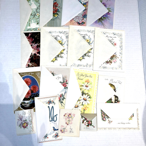 Vintage Assorted Greeting Card Thinking of You, Unused - Picture 1 of 4